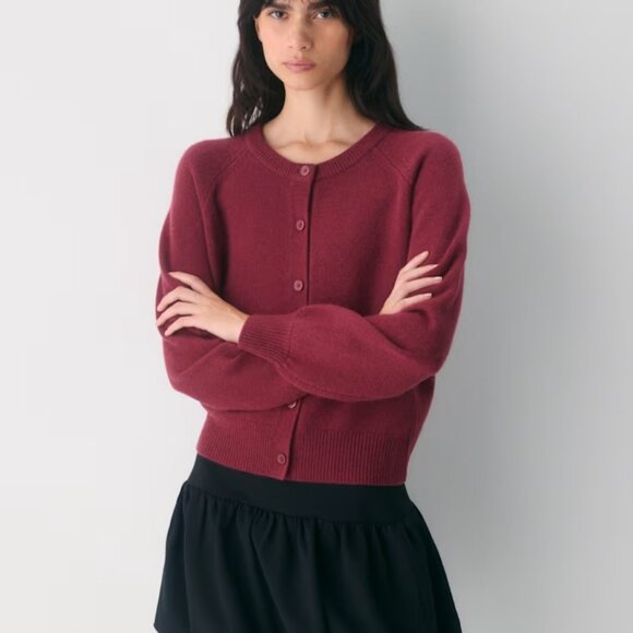 NWT Aritzia LONDON Wool Cashmere Cardigan Cardovan S - Picture 1 of 7